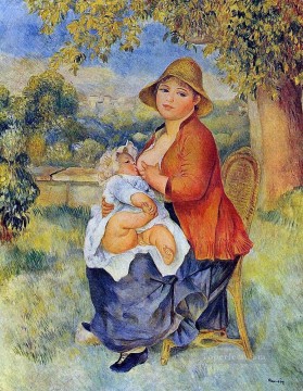  madre Obras - Madre e hijo Pierre Auguste Renoir